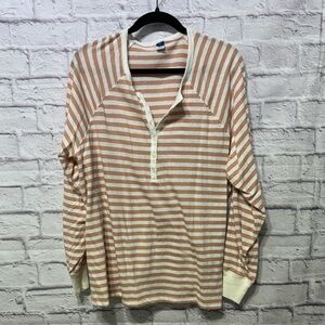 Striped Henley Tee